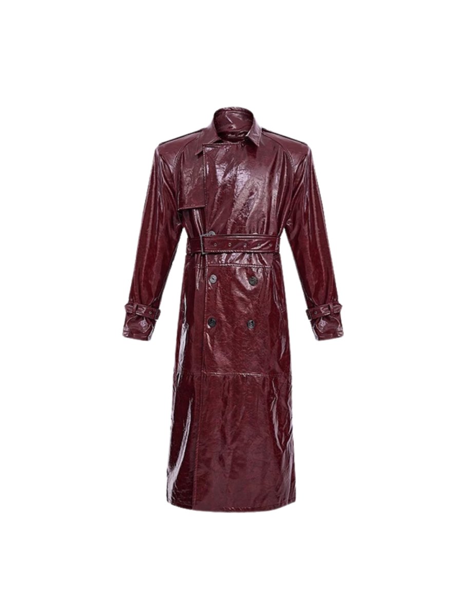 [CultureE] knee length trench coat na1528