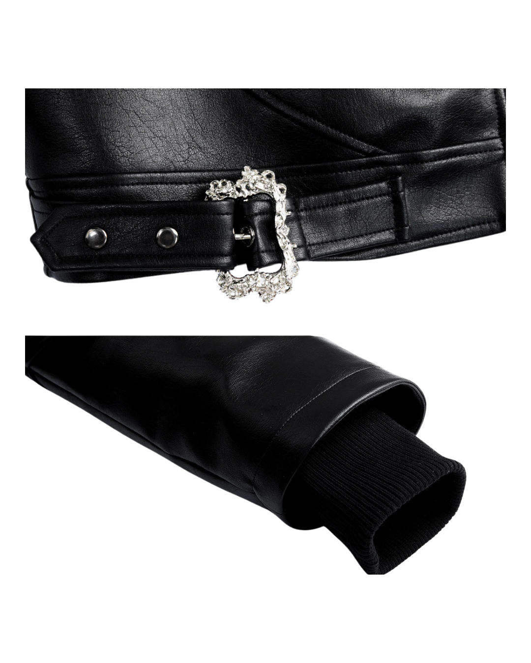 [ArguE CulturE] BLACK HORSE LEATHER JACKET na2287