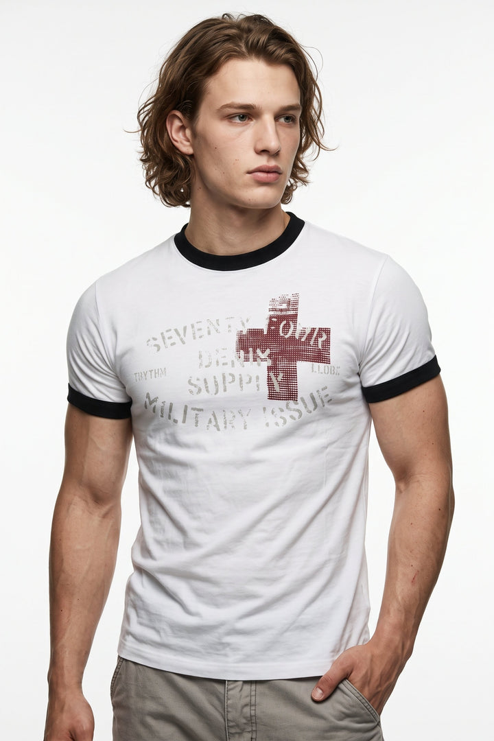Graphic Ringer Tee na2654