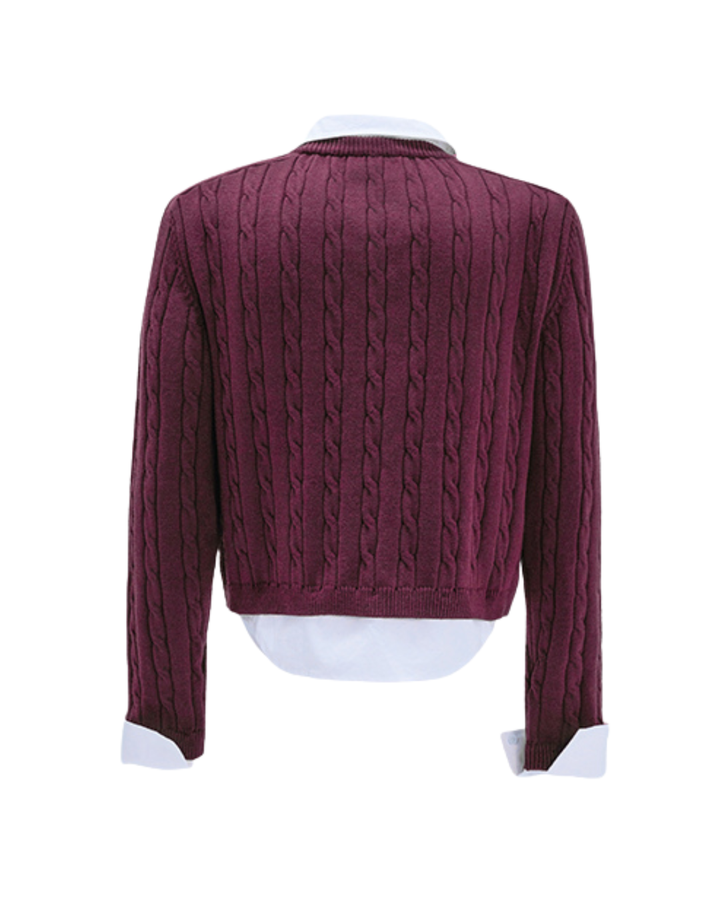 [ArguE CulturE]Pearl Logo Knit Sweater na2267