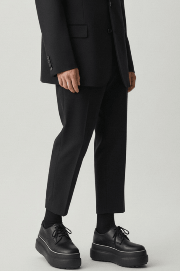 [David&amp;me] 센터 프레스 발목 슬랙스 na19