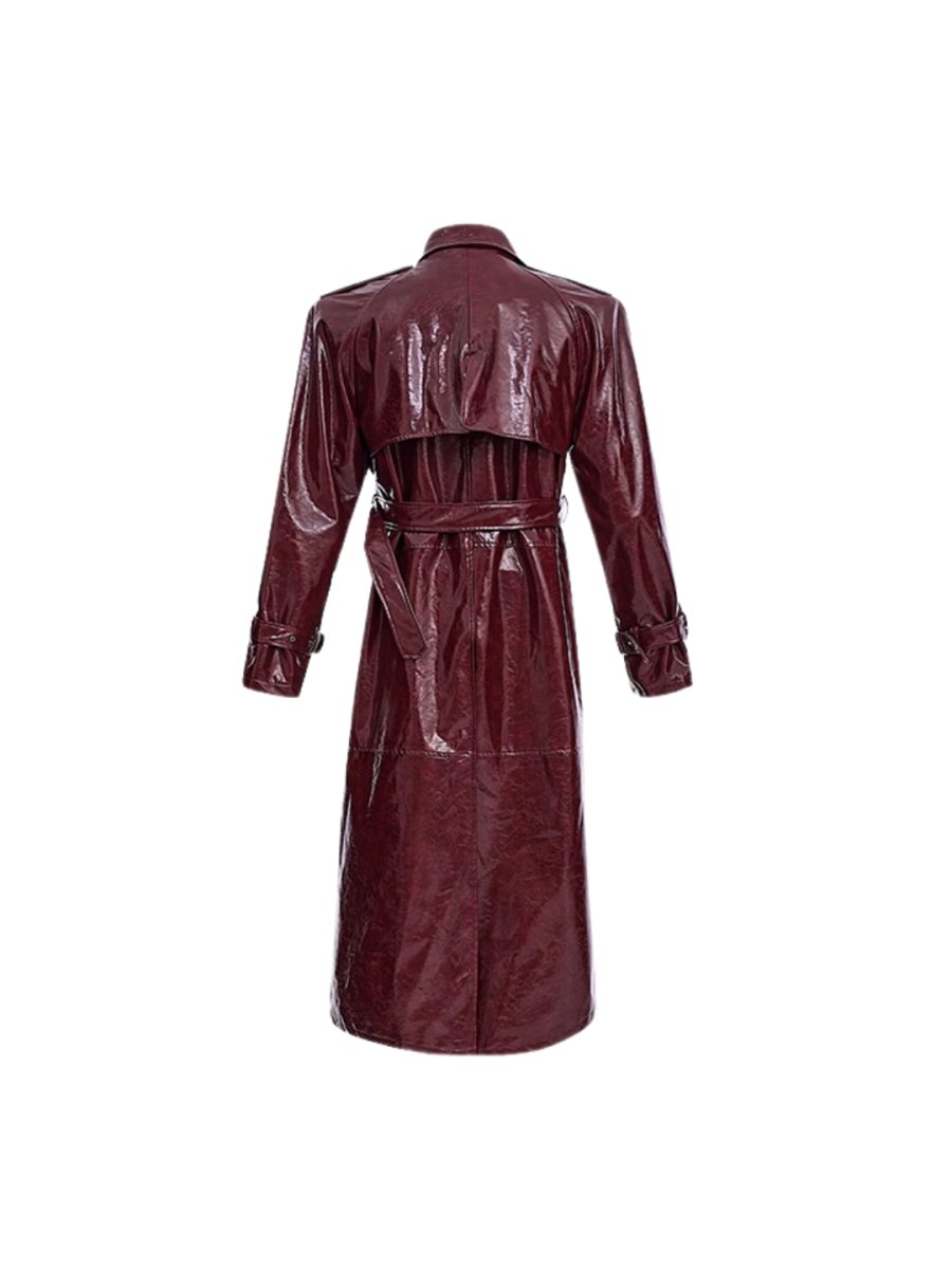 [CultureE] knee length trench coat na1528