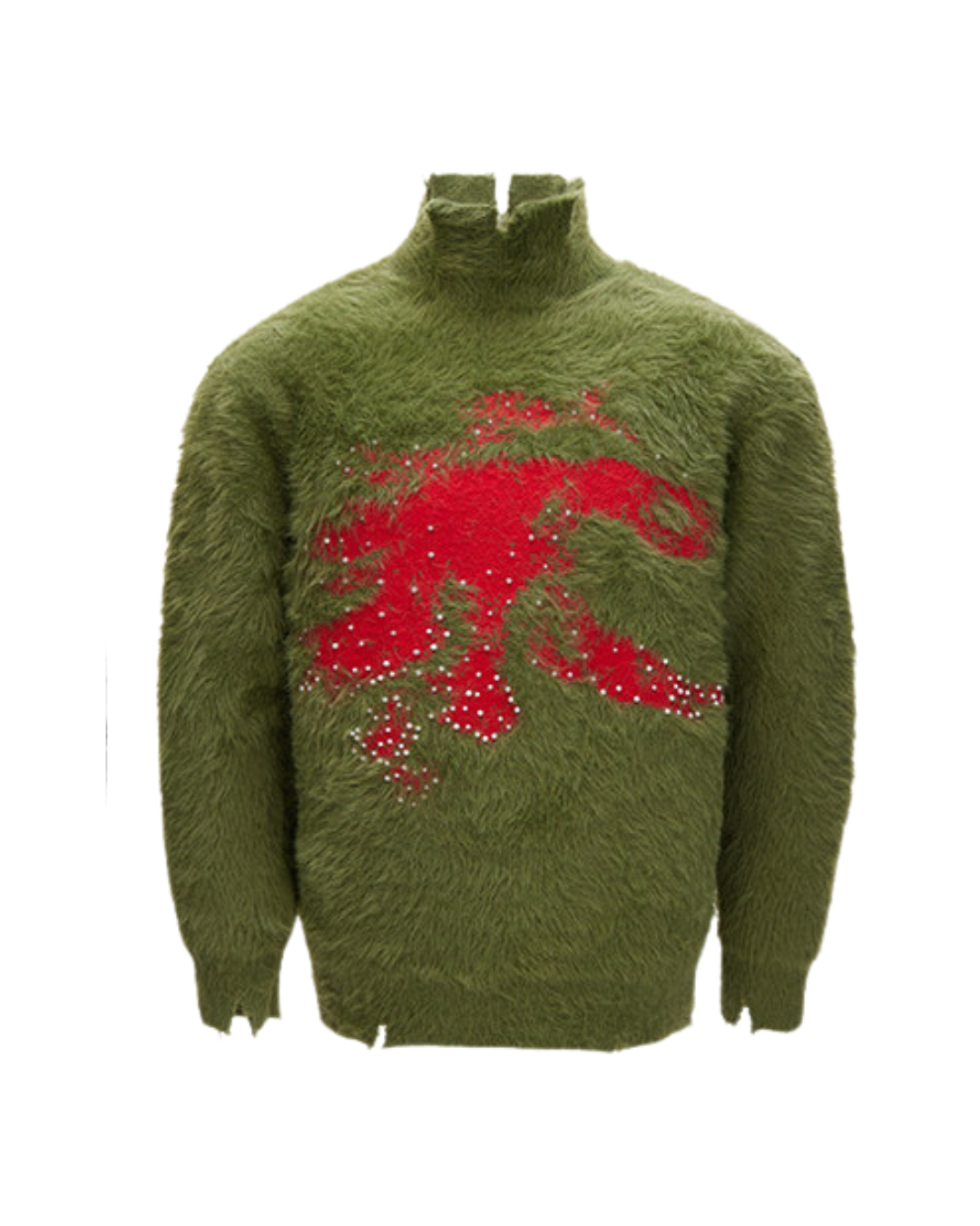 【ArguE CulturE】Crimson Howl Fur Jacket na2285