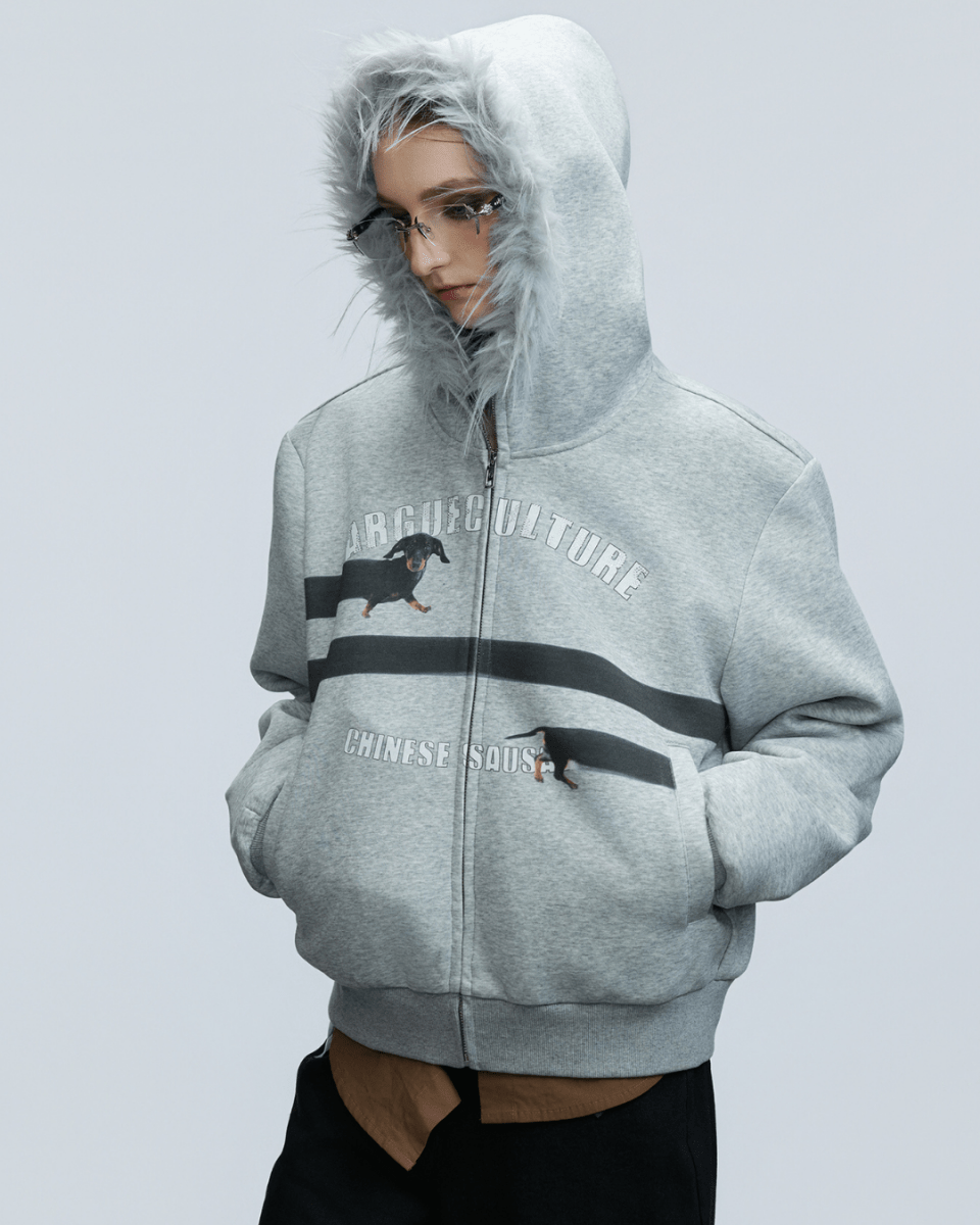 [ArguE CulturE] Seoul Faux-Fur Dog Hoodie na2251