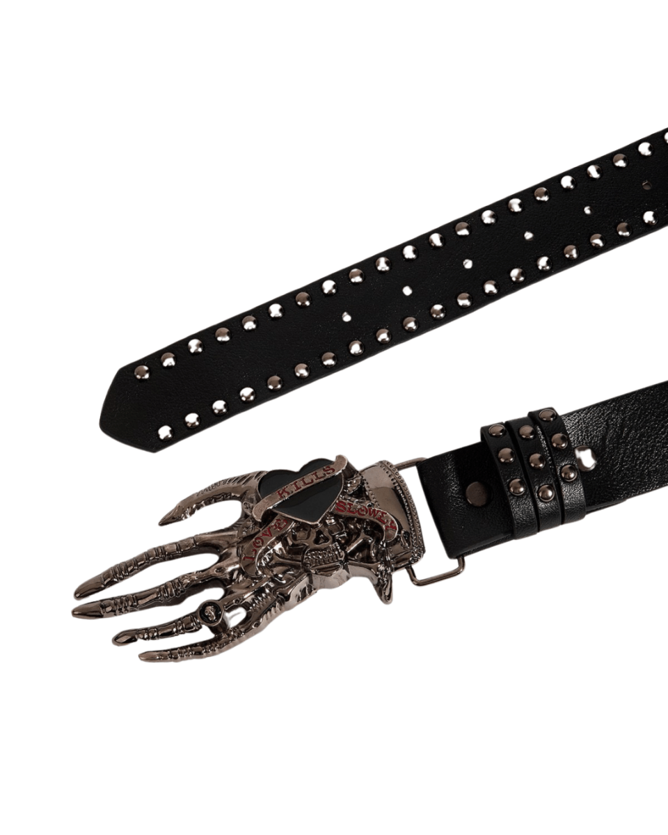 [Nanostudio] Punk Y2K Skull Belt na2240