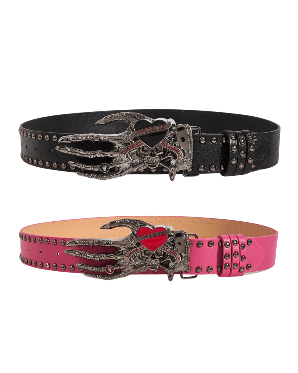 [Nanostudio] Punk Y2K Skull Belt na2240