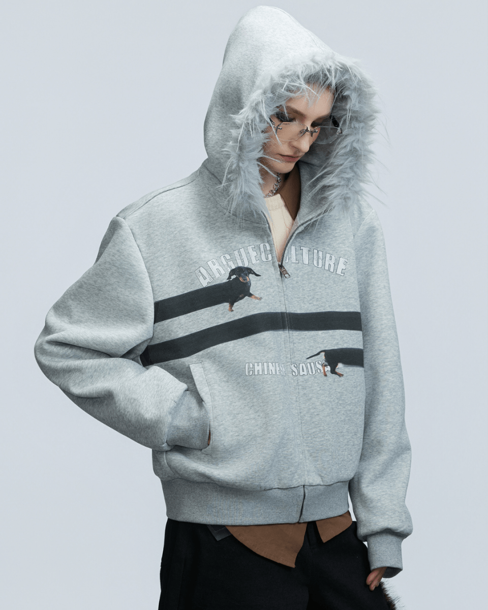 [ArguE CulturE] Seoul Faux-Fur Dog Hoodie na2251