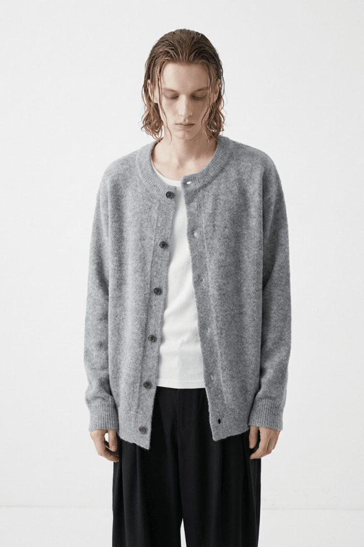 Soft Wool Button Cardigan na2362