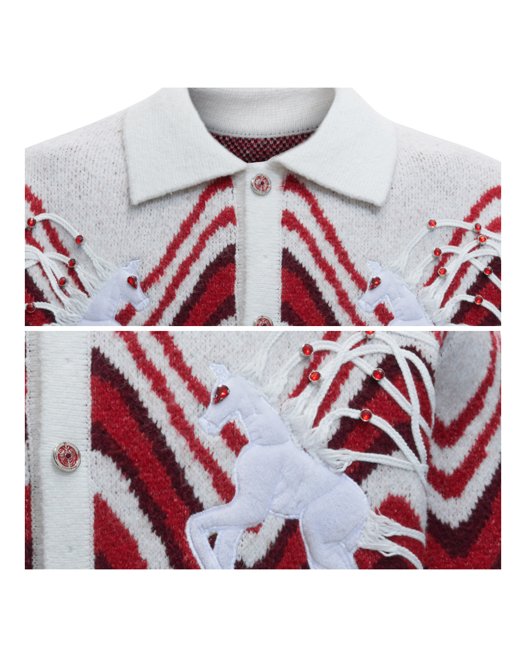 【ArguE CulturE】MYTHIC UNICORN KNIT JACKET na2288