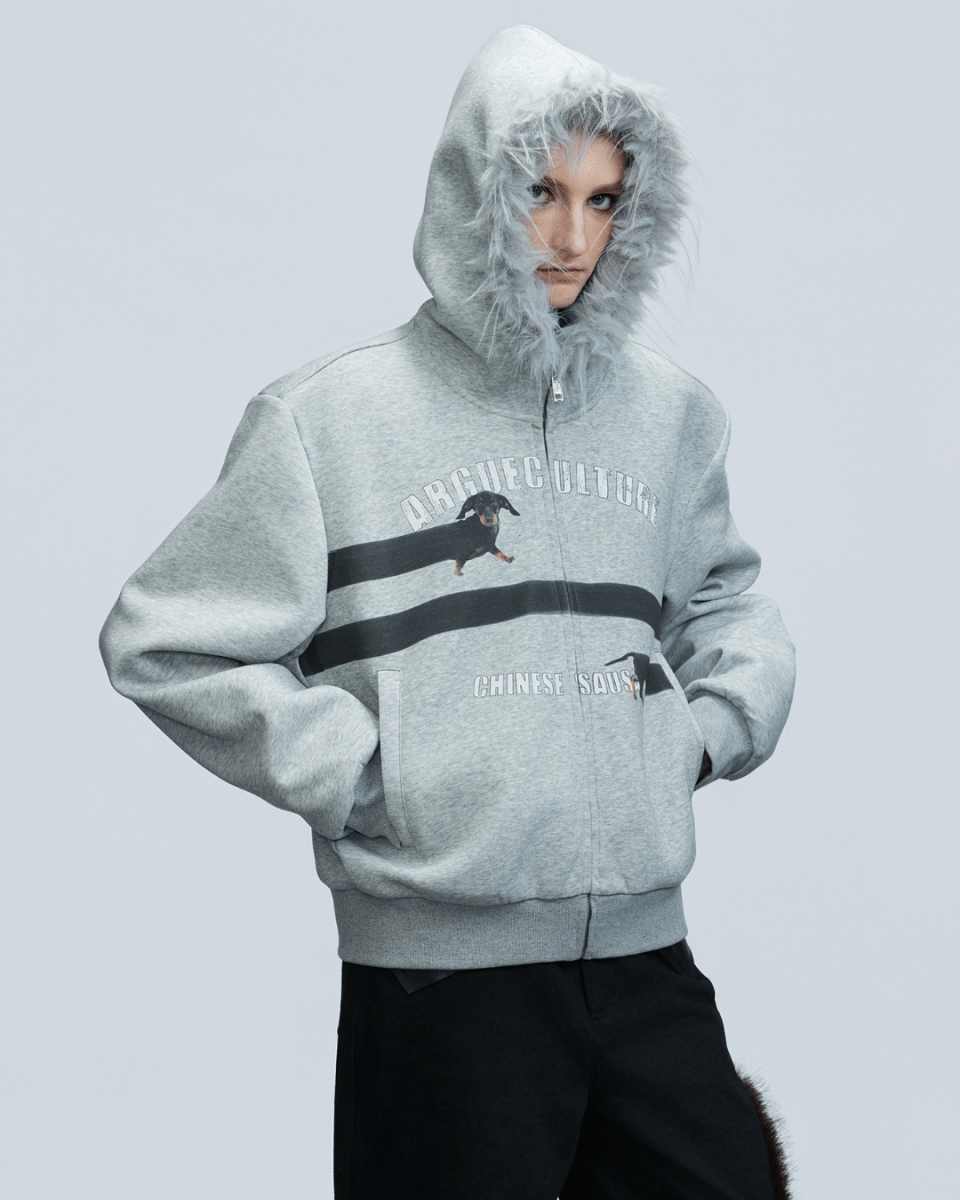 [ArguE CulturE] Seoul Faux-Fur Dog Hoodie na2251