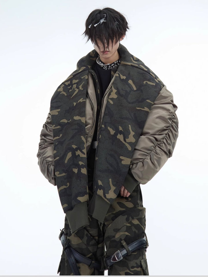 [CultureE] Camouflage Cotton Jacket na1732