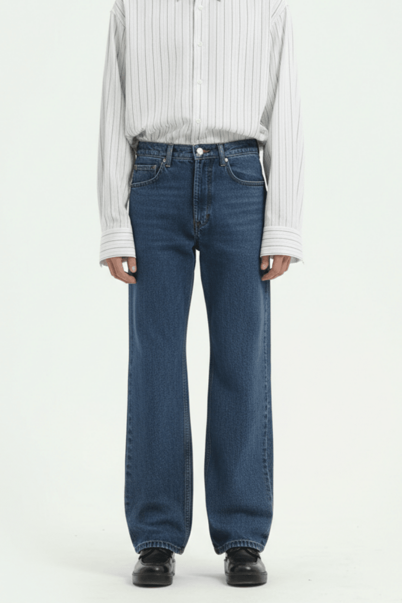 [HOHO] Stylish flare denim na14