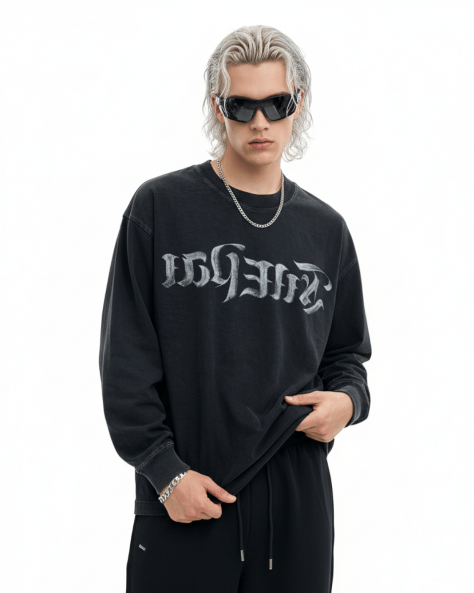 [Nanostudio] RELIC GOTHIC LONG TEE na2221