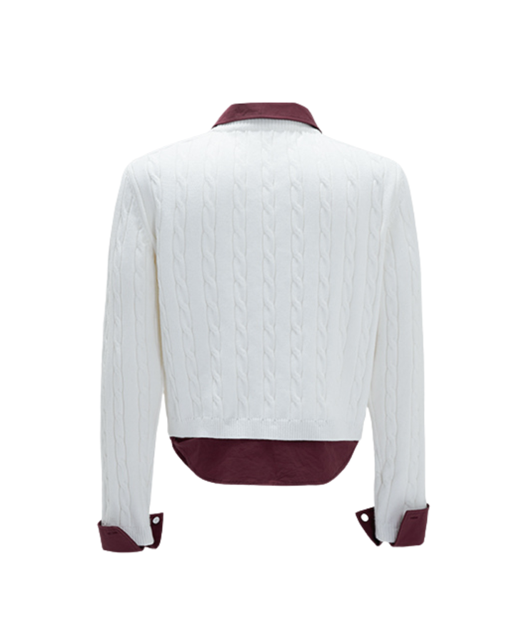 [ArguE CulturE]Pearl Logo Knit Sweater na2267