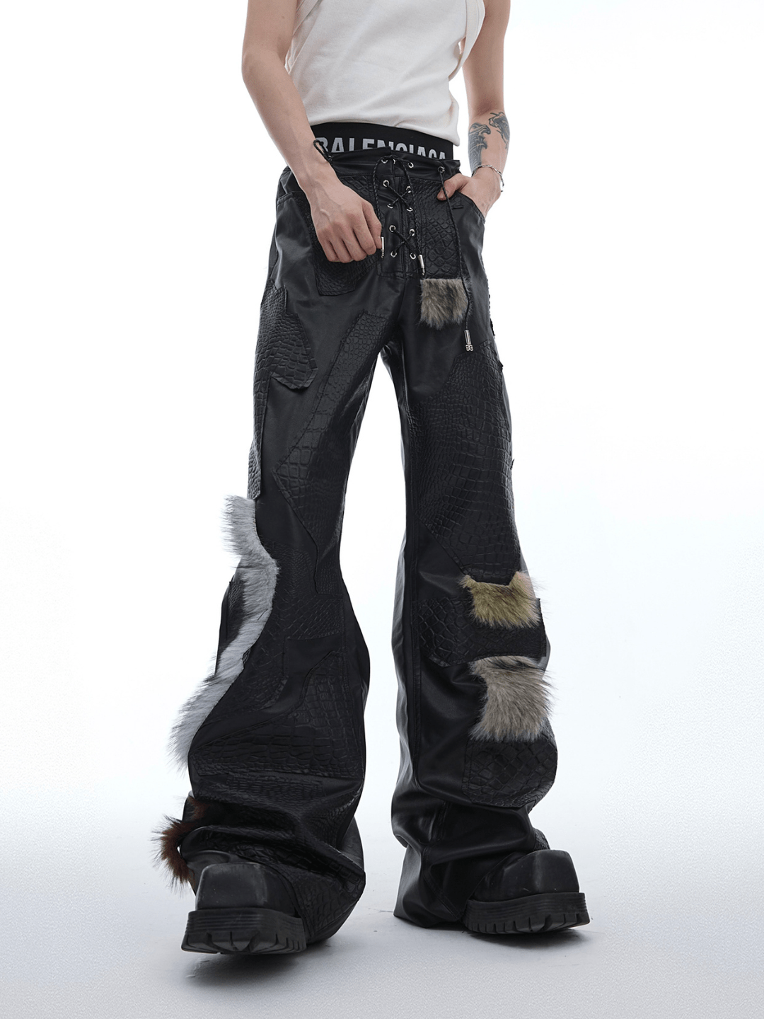 【CulturE】Slim flare pants na1310