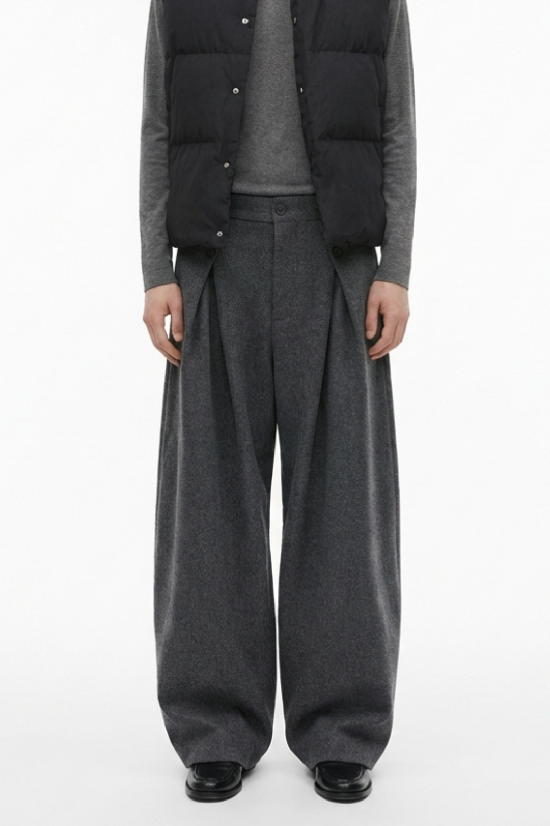 Wide Tuck Slacks na2361