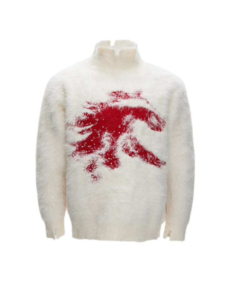 【ArguE CulturE】Crimson Howl Fur Jacket na2285