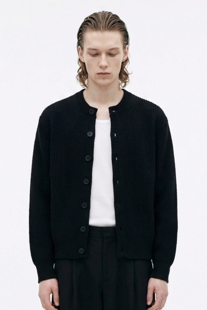 Quiet Rib Knit Cardigan na2363