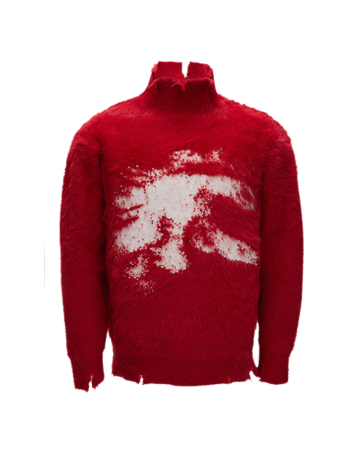 【ArguE CulturE】Crimson Howl Fur Jacket na2285