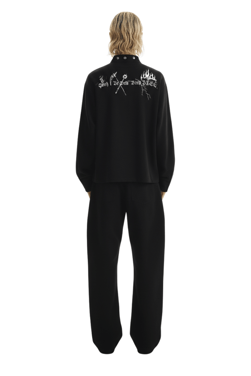 Gothic Reaper Oversized Shirt  na2390