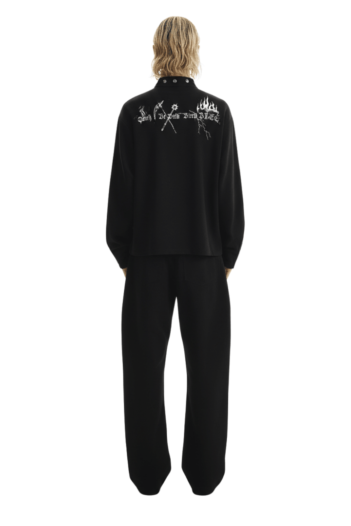 Gothic Reaper Oversized Shirt  na2390