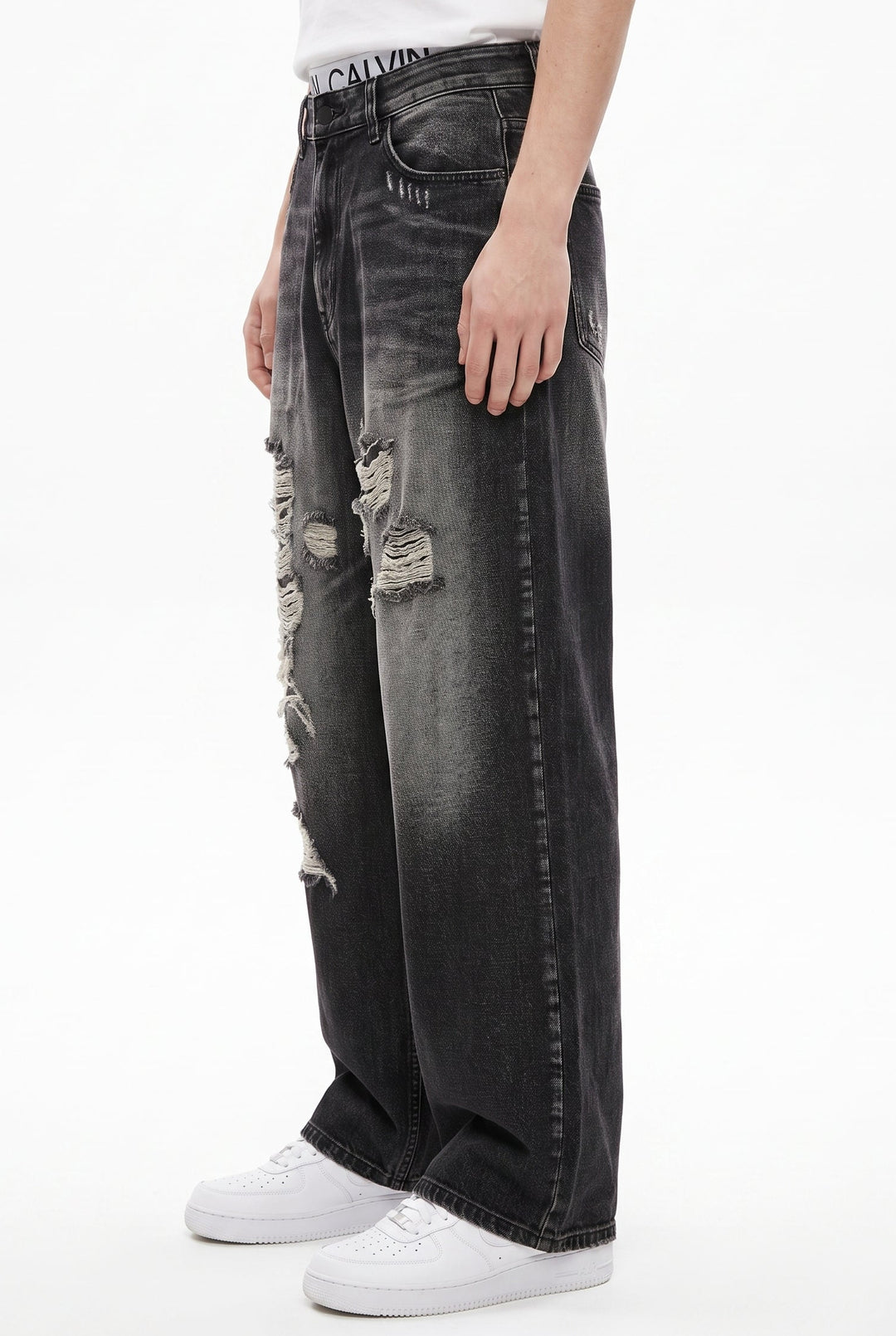 Graphic Wide Jeans na2762