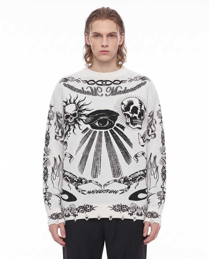 Graphic Knit Sweater na3241