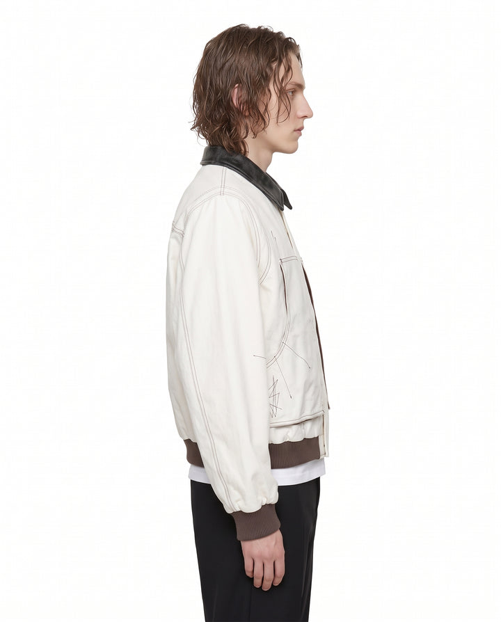 Contrast Bomber Jacket na3189