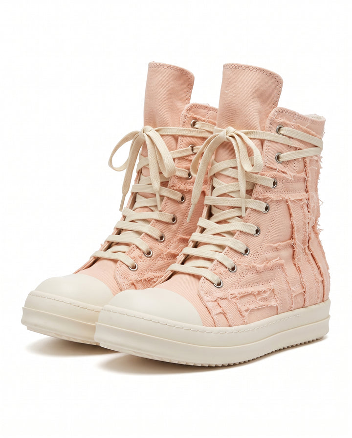 Distressed Canvas Sneakers na2958