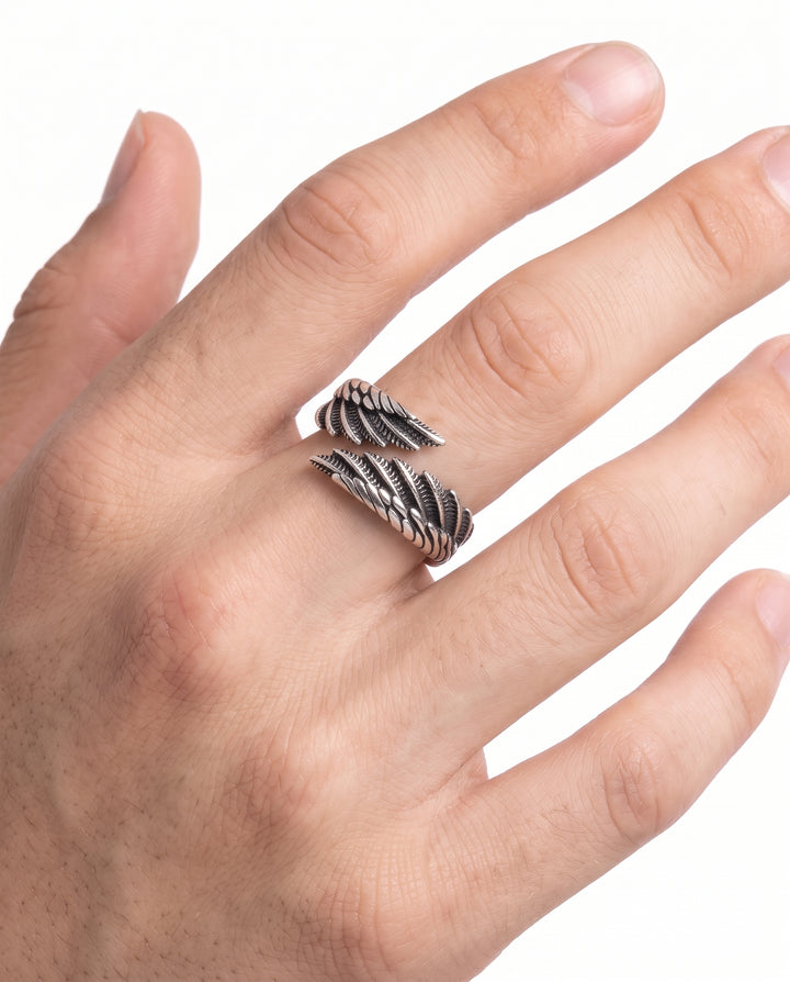 Silver Wing Ring na2989