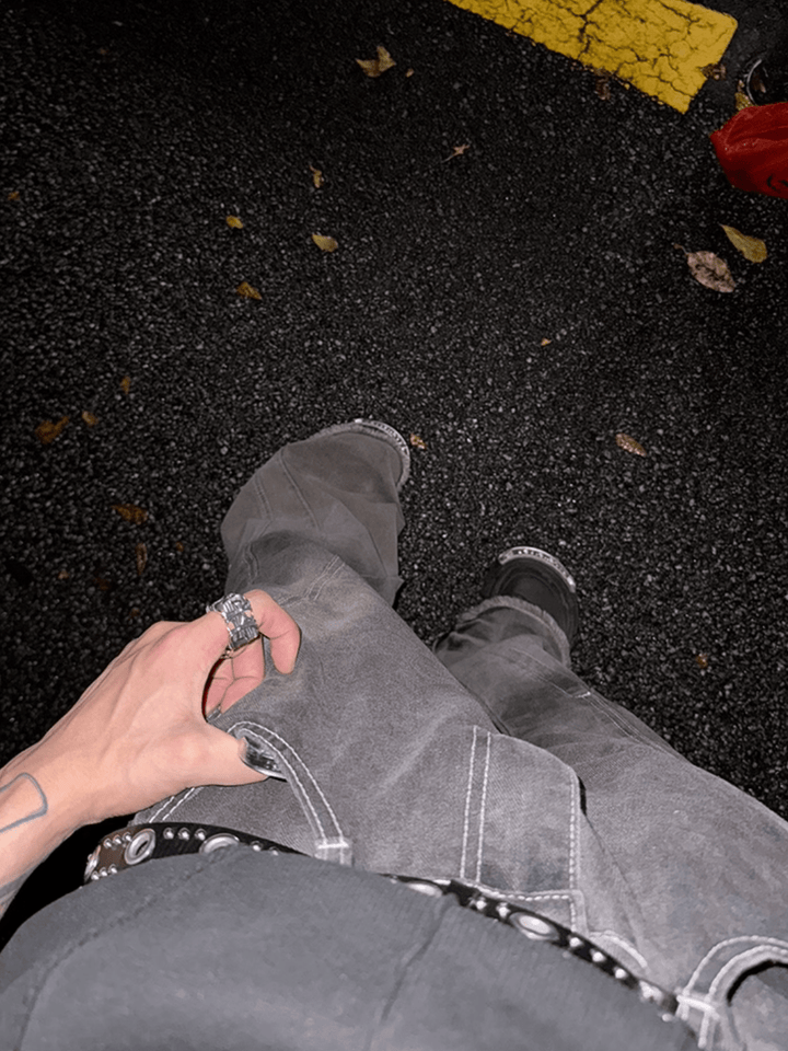 [76STREET] flare wide-legged trailing pants na995