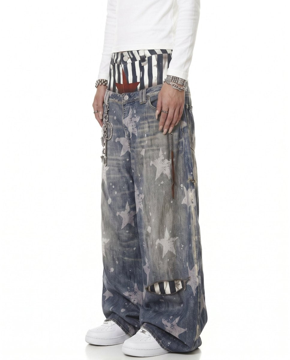 Star Baggy Jeans na3078