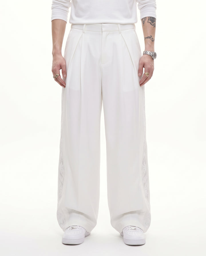 Embroidered Wide Pants na3205