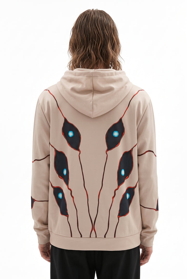 Graphic Paneled Hoodie na2761
