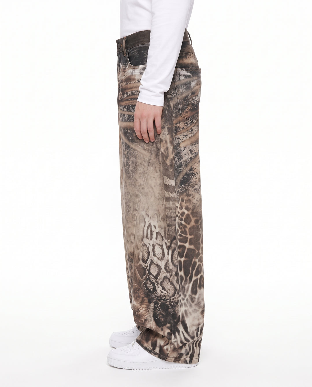 Printed Wide Pants na3192