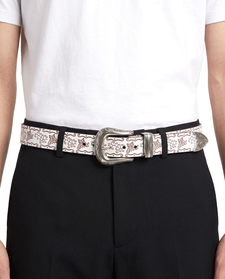 Western Leather Belt na2889