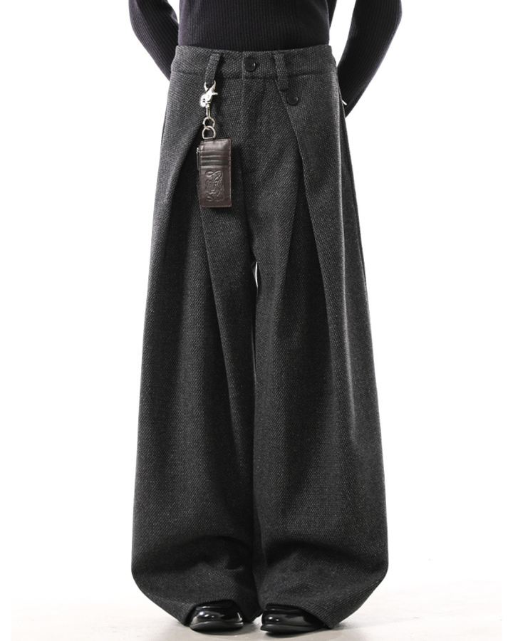 [BLANKIN] Crafted Volume Wide Slacks na2280