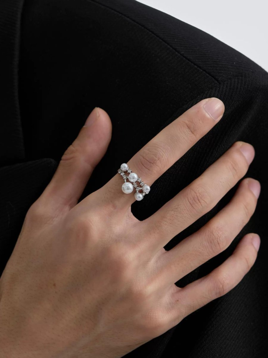 [Struc Ton] Pearl Irregular Rings na1441