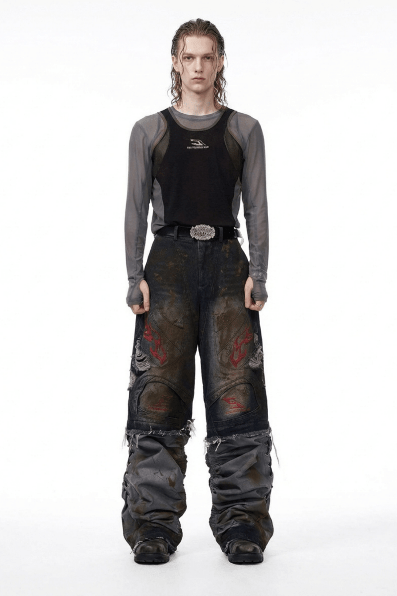 Obsidian Flame Denim  na2372