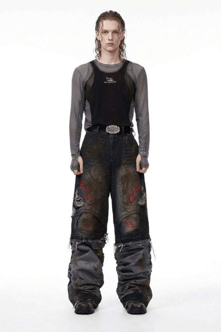 Obsidian Flame Denim  na2372