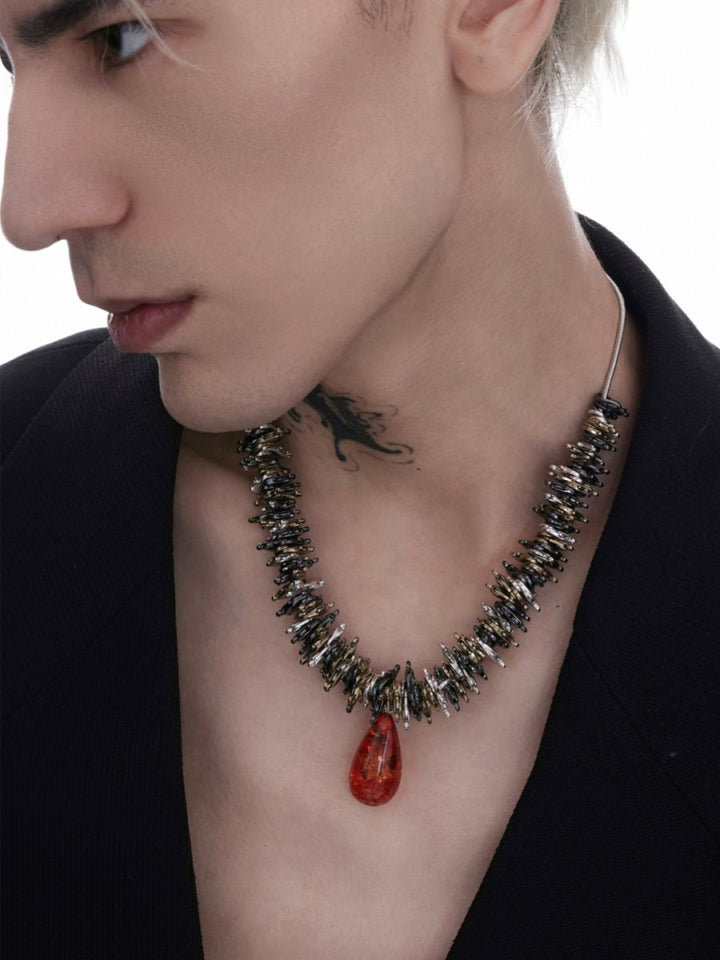 【Struc Ton】pendant punk necklace na1445