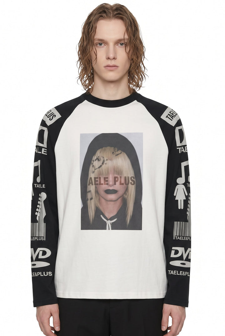 Graphic Raglan Tee na2742
