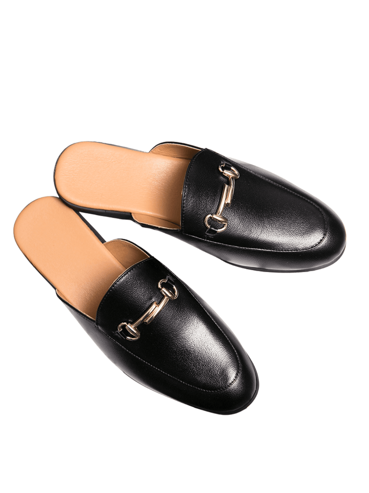 Pointed-toe Half-slippers na1137