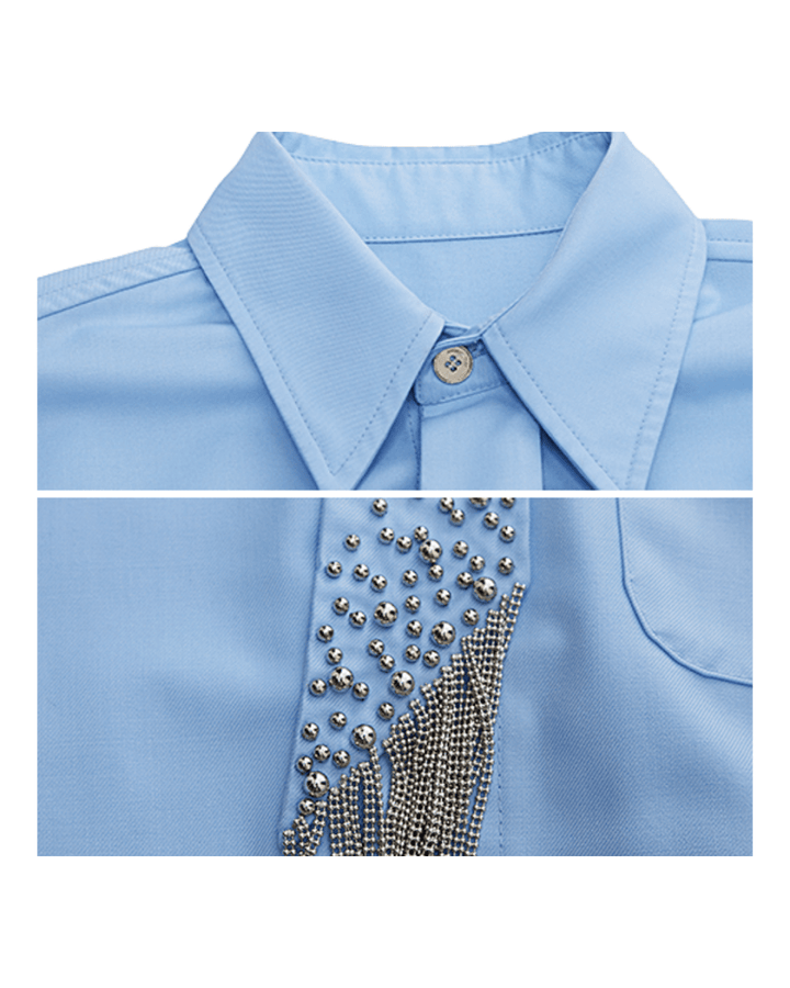 【ArguE CulturE】niche tie design shirt na2171