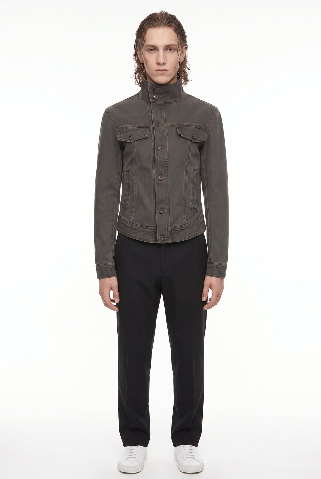 Stand Denim Jacket na2870
