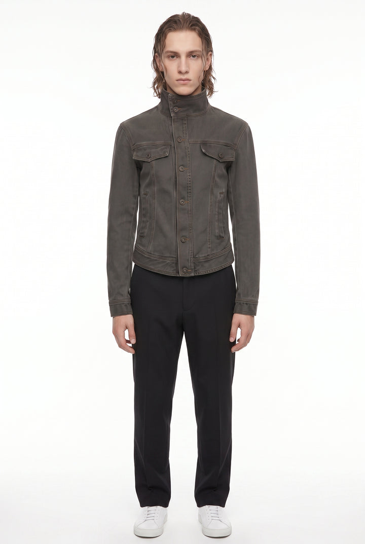 Stand Denim Jacket na2870
