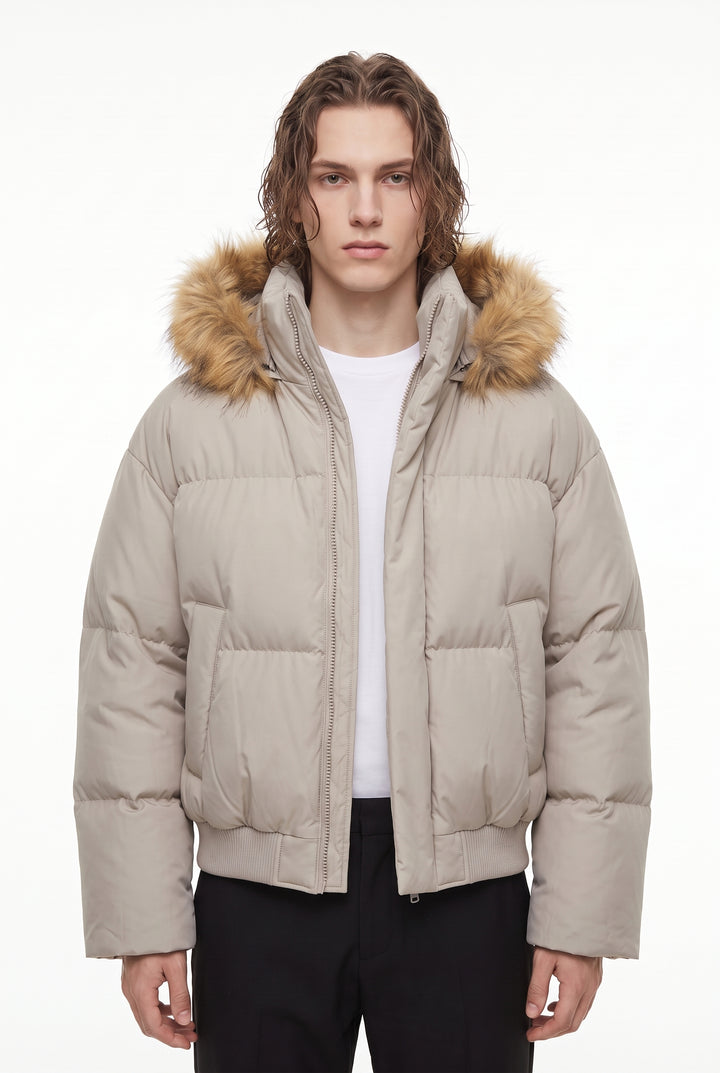 Fur Puffer Jacket na2838