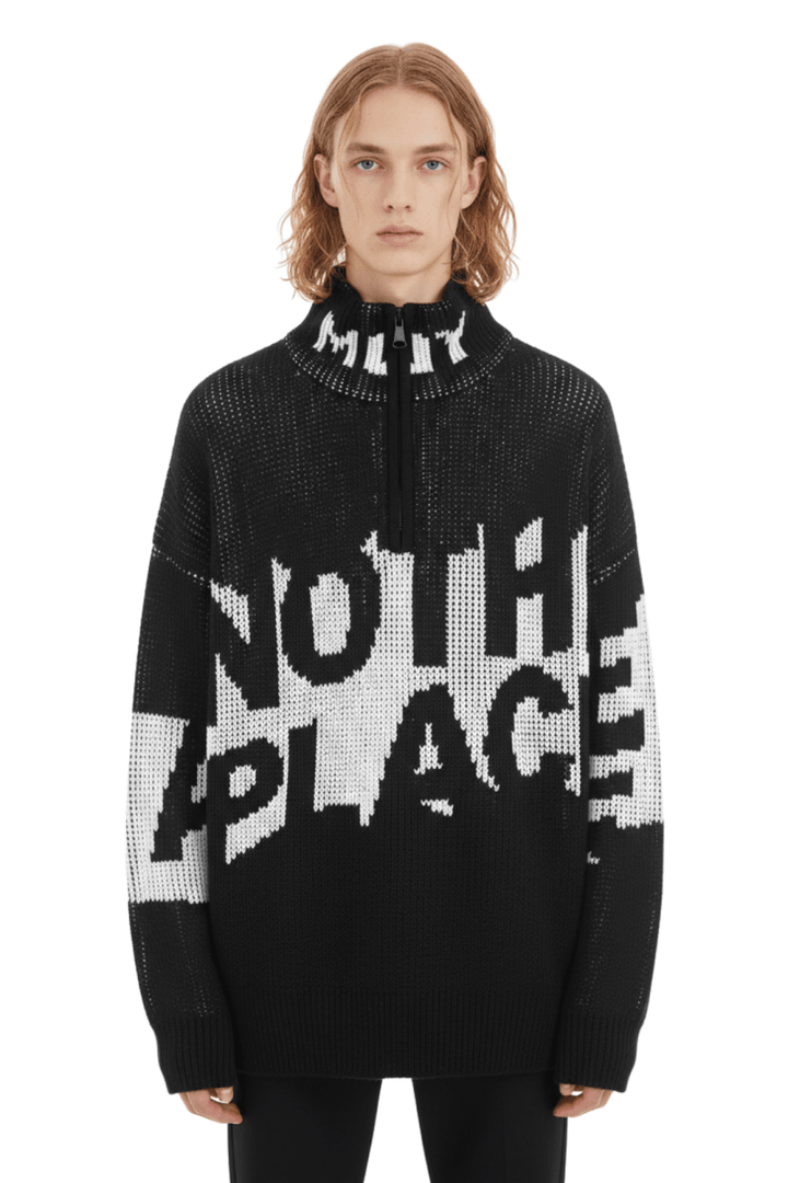 Modern Block Pattern Sweater na2411