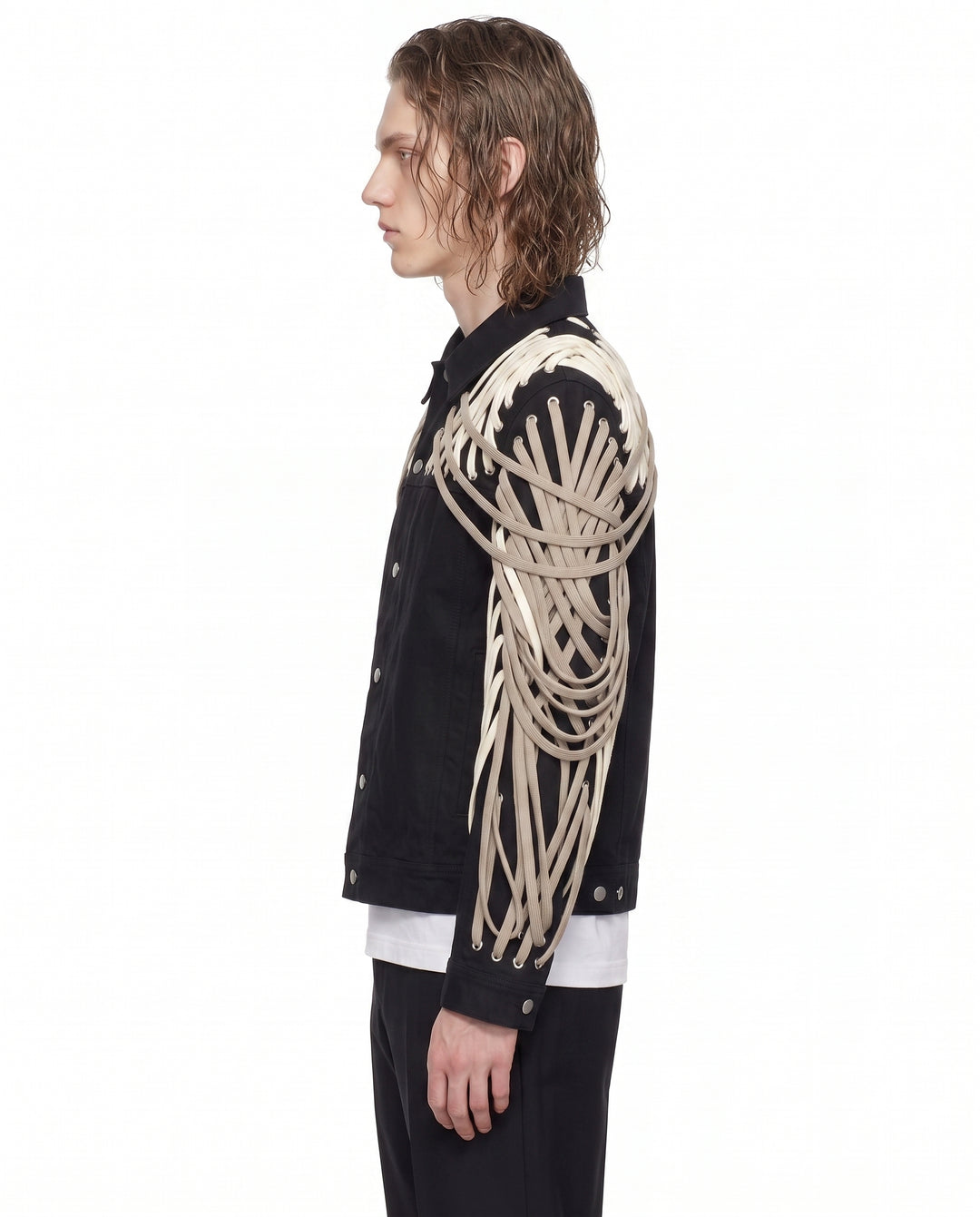 Laced Denim Jacket na2935