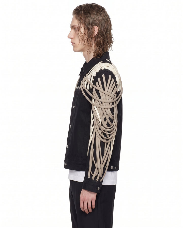 Laced Denim Jacket na2935